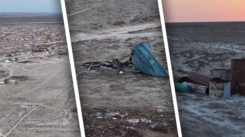 Сломанные лодки в степи ужаснули казахстанцев, фото - Новости Zakon.kz от 20.11.2023 14:10