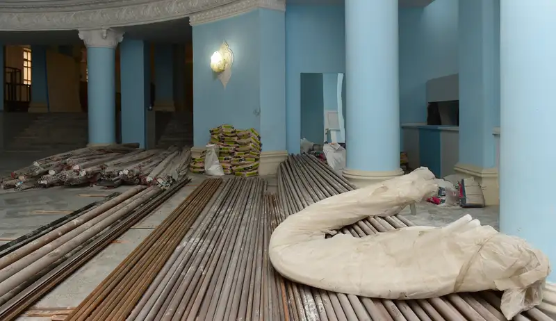 Сохранить историю: как Qazaq Stroy ремонтирует Национальную Академию наук в Алматы, фото - Новости Zakon.kz от 24.11.2023 10:37