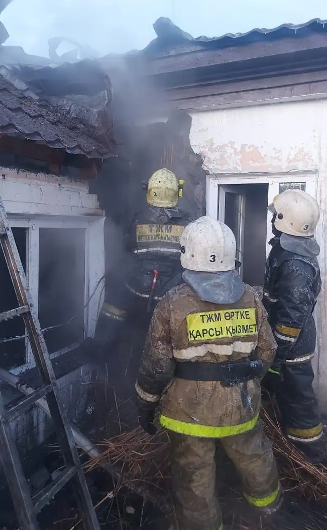 пожар, фото - Новости Zakon.kz от 18.12.2023 14:01
