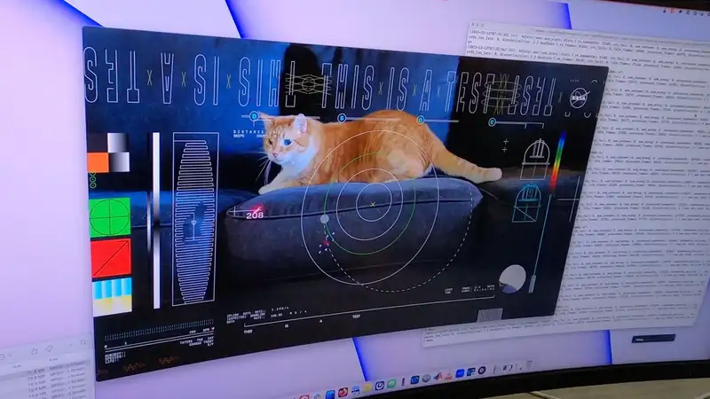 видео с котом из космоса