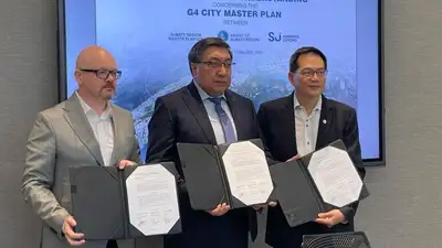 Мастер-план реализации проекта "G4 City" реализуют по сингапурским технологиям, фото - Новости Zakon.kz от 14.02.2023 16:15