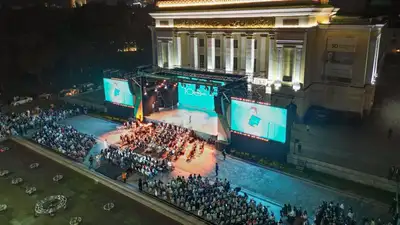 Halyk, концерт, 100 лет Halyk, фото - Новости Zakon.kz от 01.09.2023 10:49