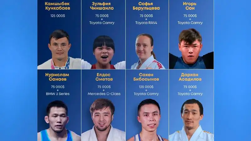 Бронзовые призеры Олимпиады в Токио, фото - Новости Zakon.kz от 22.12.2021 11:10