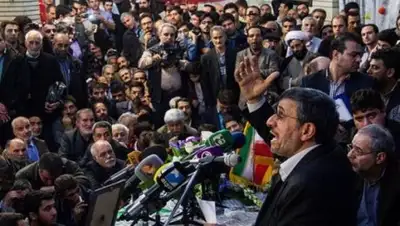 Mahmud Ahmadinejad miting, фото - Новости Zakon.kz от 12.08.2018 11:58