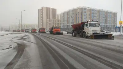 Более 3,3 млн кубометров снега вывезли из столицы, фото - Новости Zakon.kz от 20.02.2023 21:49