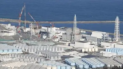 Hезервуары для хранения очищенной воды на атомной электростанции Фукусима-1, фото - Новости Zakon.kz от 05.10.2023 09:08