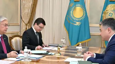 Токаев принял председателя Национального банка Тимура Сулейменова, фото - Новости Zakon.kz от 13.11.2023 18:42