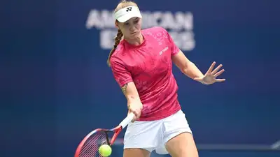 Елена Рыбакина провела тренировку на кортах Flushing Meadows в Нью-Йорке 