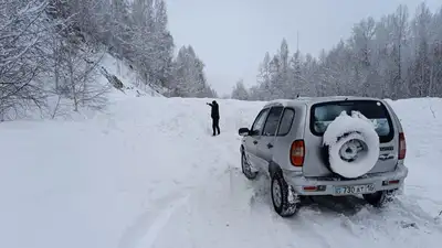 Сразу три лавины сошли в Восточном Казахстане и перекрыли дороги, фото - Новости Zakon.kz от 07.01.2023 12:47