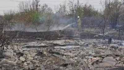 Несколько дач сгорели в Павлодарской области , фото - Новости Zakon.kz от 14.05.2023 02:47