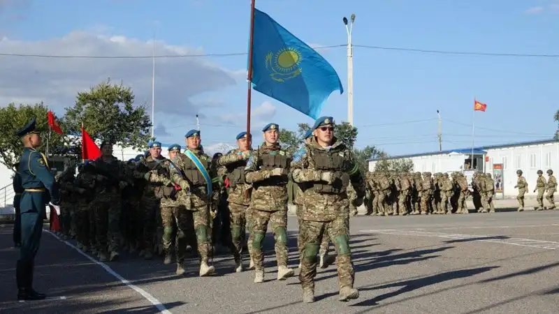 Казахстанские военные принимают участие в учениях ОДКБ