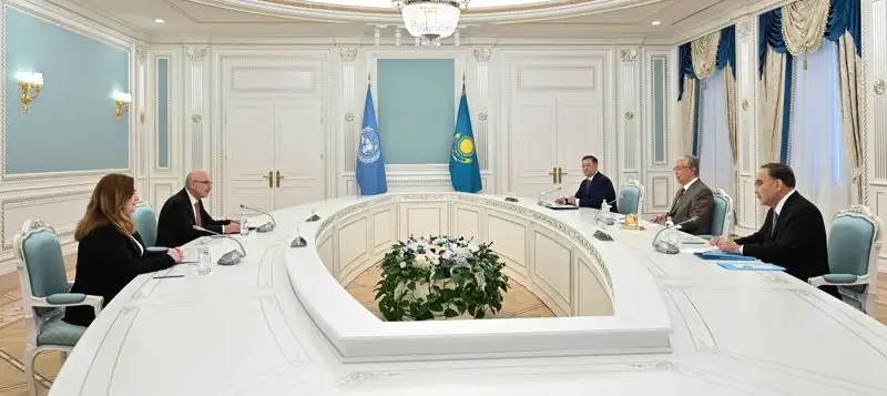 Токаев принял заместителя генерального секретаря ООН, фото - Новости Zakon.kz от 14.07.2023 13:01