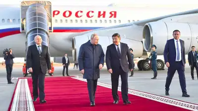 Путин прилетел в Кыргызстан для участия в саммите СНГ , фото - Новости Zakon.kz от 12.10.2023 08:50