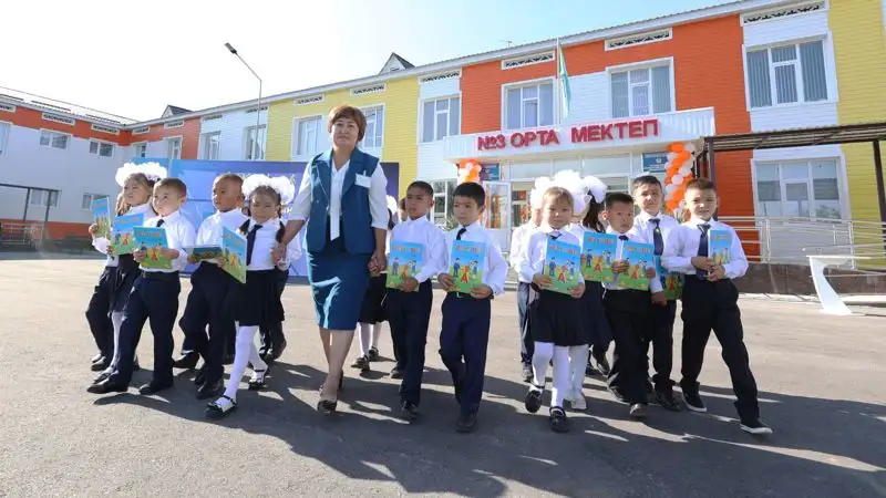 Новая школа сдана в эксплуатацию в Жамбылской области, фото - Новости Zakon.kz от 04.10.2023 14:44