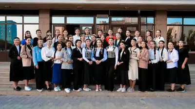 Студентки госуниверситета имени Коркыта-ата из Кызылорды, фото - Новости Zakon.kz от 17.10.2023 14:14