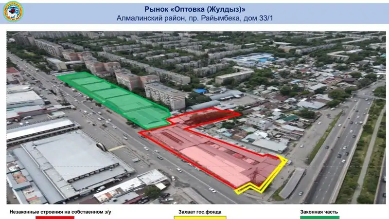 Рынок Оптовка, фото - Новости Zakon.kz от 08.11.2023 14:39