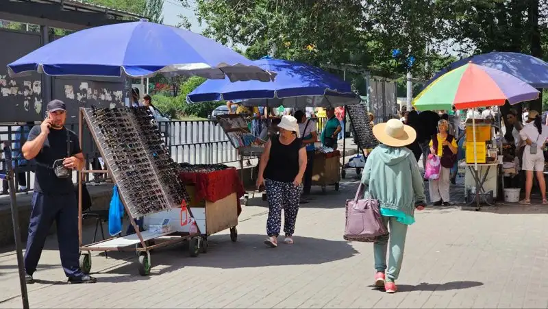 Девочка-продавец рассказала о стихийной торговле на Саяхате , фото - Новости Zakon.kz от 20.07.2023 13:19