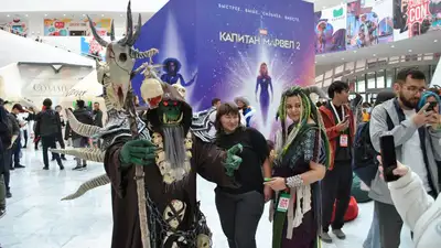 Казахстан Астана Comic Con фестиваль косплей манга Димаш комикс Алтын Адам, фото - Новости Zakon.kz от 20.09.2023 14:45