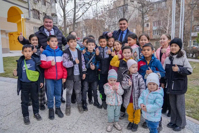 открытие сквера, фото - Новости Zakon.kz от 25.12.2023 18:23