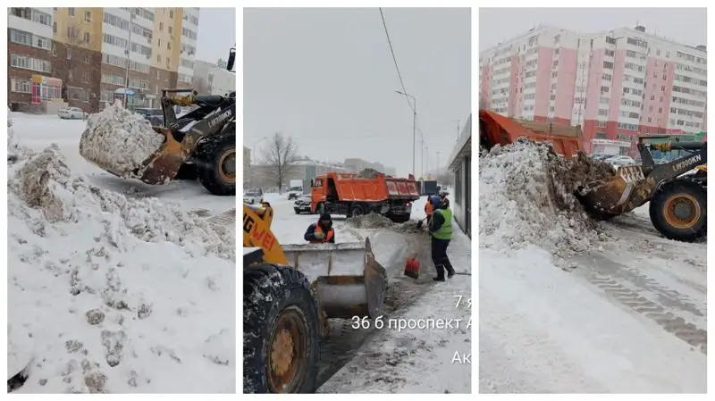 Актобе замело снегом: новый аким обратился к жителям