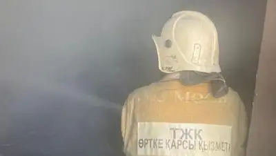 Крупный пожар произошел на территории рынка в Жетысае, фото - Новости Zakon.kz от 26.08.2022 11:16