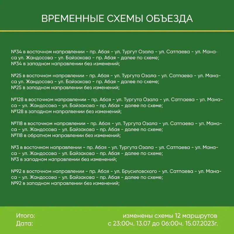 Алматинцев предупредили о начале ремонта участка проспекта Абая, фото - Новости Zakon.kz от 13.07.2023 14:00