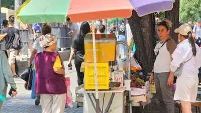 Девочка-продавец рассказала о стихийной торговле на Саяхате , фото - Новости Zakon.kz от 20.07.2023 13:19