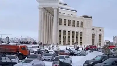 нур-султан, астана опера, эвакуация, взрывное устройство, поиски, полиция, фото - Новости Zakon.kz от 29.12.2021 13:42