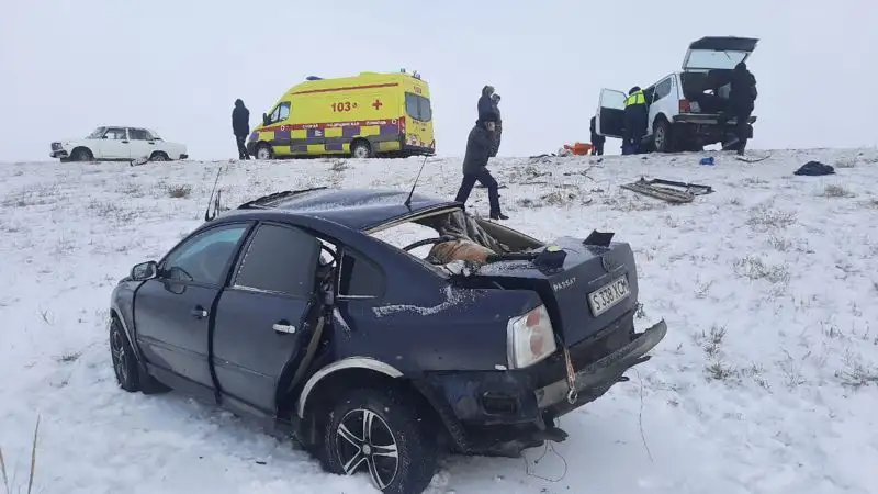 павлодарская область, дтп, причина, фото - Новости Zakon.kz от 19.01.2022 09:34