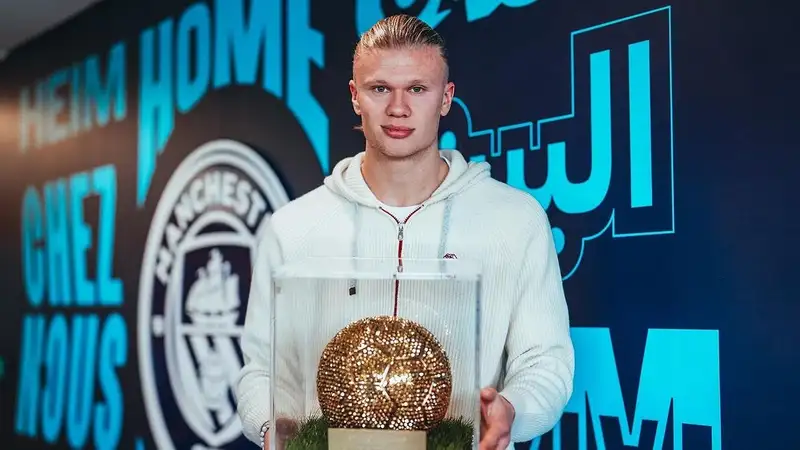 Эрлинга Холанда назвали лучшим футболистом 2023 года, фото - Новости Zakon.kz от 27.12.2023 17:17