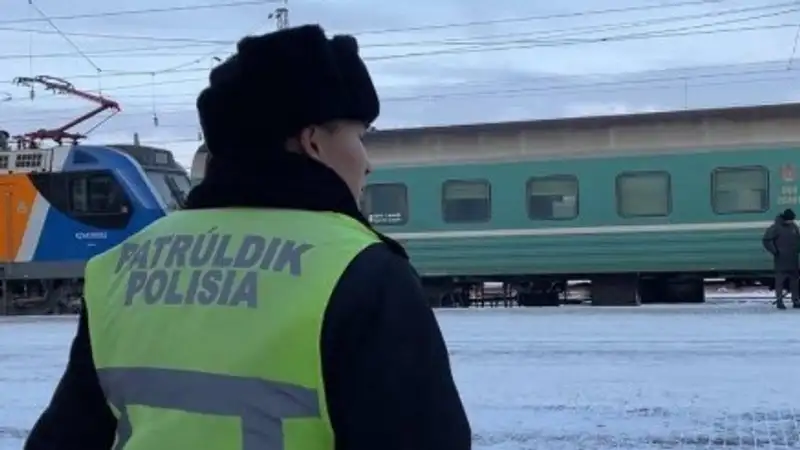 Двух мужчин сняли с поезда за маты и оскорбления пассажиров в Акмолинской области , фото - Новости Zakon.kz от 26.01.2024 05:32