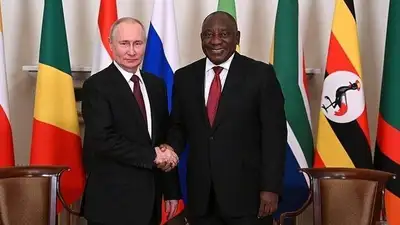президенты России и ЮАР, фото - Новости Zakon.kz от 20.07.2023 14:10