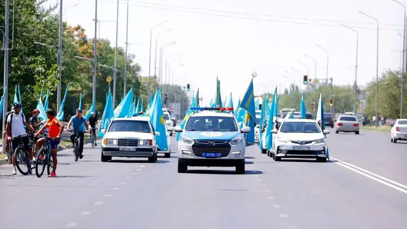 В Шымкенте отметили День государственных символов, фото - Новости Zakon.kz от 04.06.2023 17:00