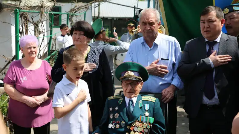 100-летний юбилей отмечает ветеран ВОВ в Алматы, фото - Новости Zakon.kz от 28.04.2023 15:00