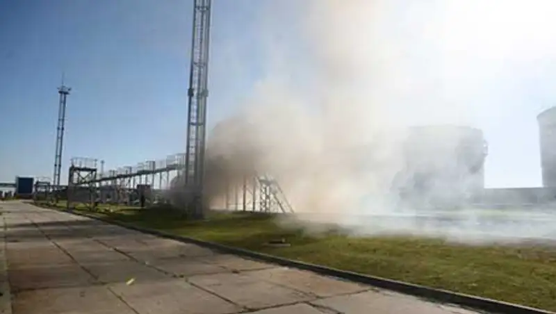 В Павлодаре произошел пожар в ТЭЦ, фото - Новости Zakon.kz от 24.10.2013 15:26