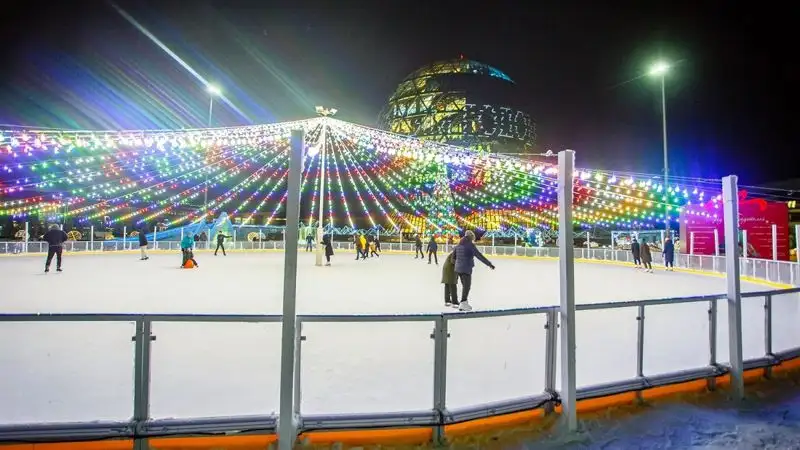 На территории EXPO открывается ледовый каток, фото - Новости Zakon.kz от 19.12.2022 14:41