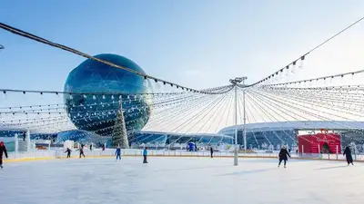 На территории EXPO открывается ледовый каток, фото - Новости Zakon.kz от 19.12.2022 14:41