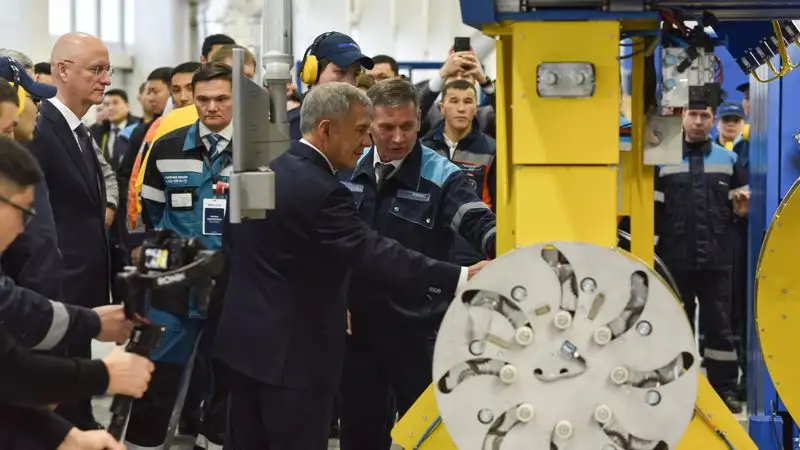 KamaTyresKZ выпустил первую автомобильную шину в Казахстане, фото - Новости Zakon.kz от 13.12.2022 14:12