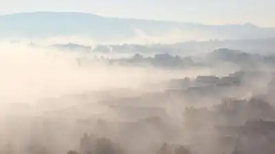 Повышенное загрязнение воздуха будет в двух городах , фото - Новости Zakon.kz от 29.06.2023 08:31