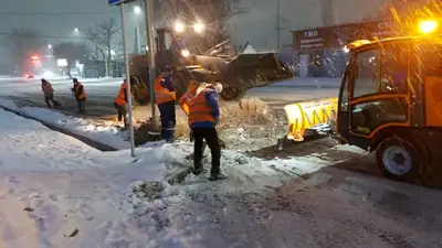 снег в Алматы, фото - Новости Zakon.kz от 02.02.2024 07:36