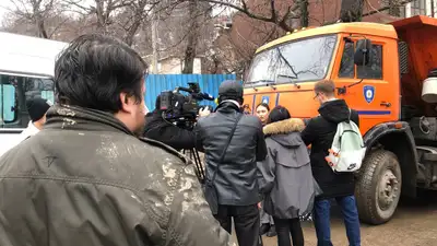 Очевидцы рассказали о сходе оползня в Алматы, фото - Новости Zakon.kz от 08.02.2024 11:10