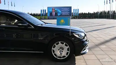 автомобиль президента РК, фото - Новости Zakon.kz от 10.02.2024 14:01