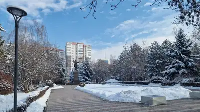 В Алматы впервые реконструировали сквер Журналистов, фото - Новости Zakon.kz от 13.02.2024 17:34