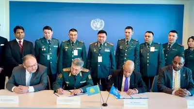 Делегация Министерства обороны РК посетила штаб-квартиру ООН, фото - Новости Zakon.kz от 16.02.2024 22:44