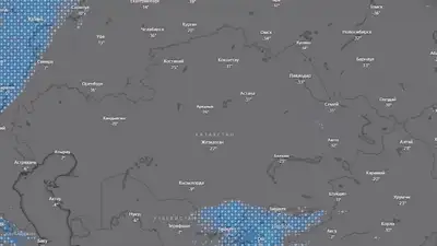 карта Казахстан