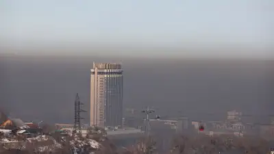 смог в Алматы, фото - Новости Zakon.kz от 19.02.2024 08:09