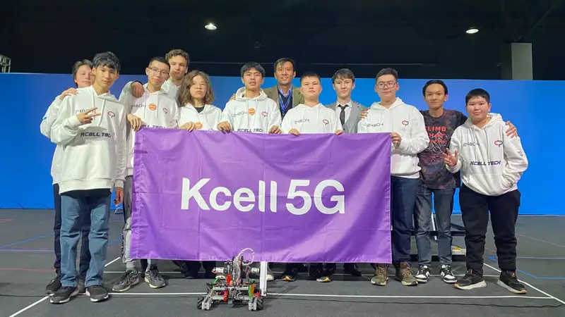 Команда Kcell по робототехнике вошла в ТОП-10 лучших в Центральной Азии