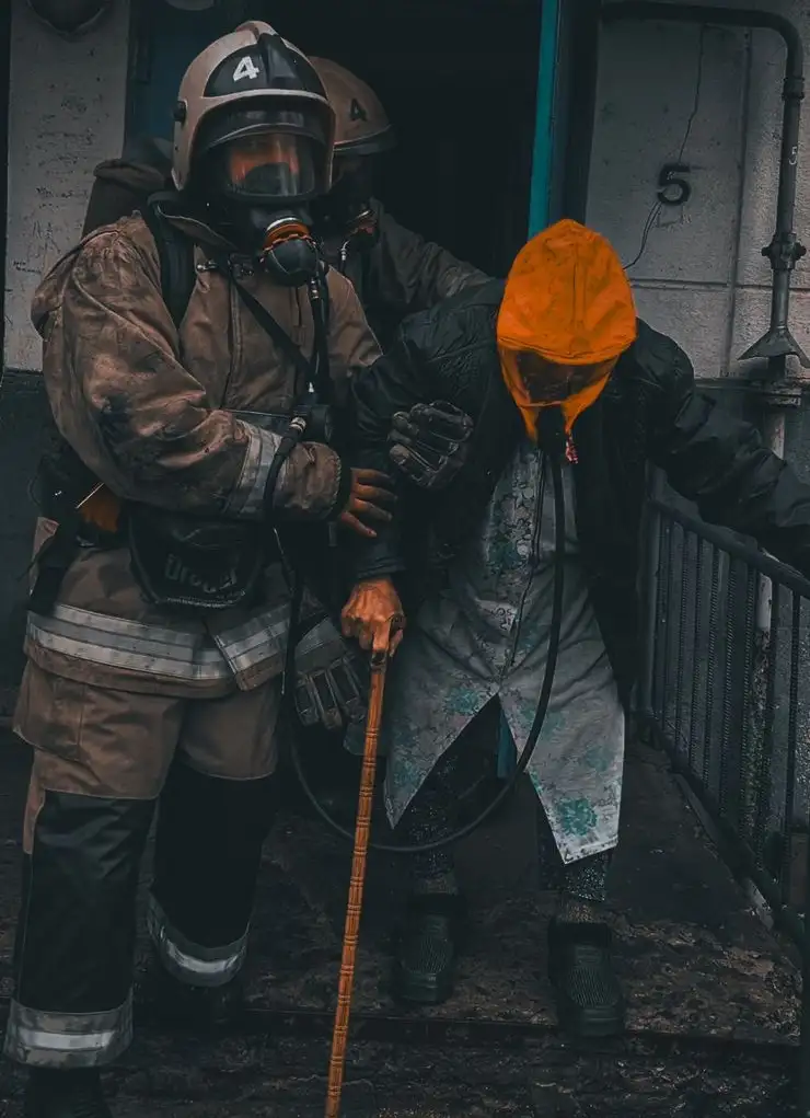 пожар в жилом доме, фото — Новости Zakon.kz от 01.04.2024 00:28