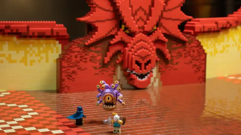 LEGO построила огромный стол для игры Dungeons & Dragons