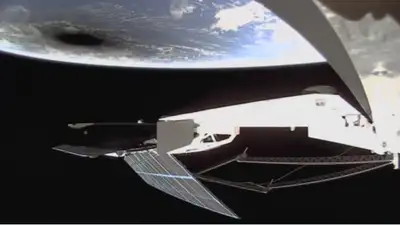 Солнечное затмение, космос, орбита, Маск, фото - Новости Zakon.kz от 09.04.2024 13:48